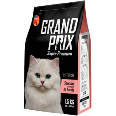 Grand Prix Sensitive Stomach корм для взрослых кошек с чувствительным пищеварением (Индейка)